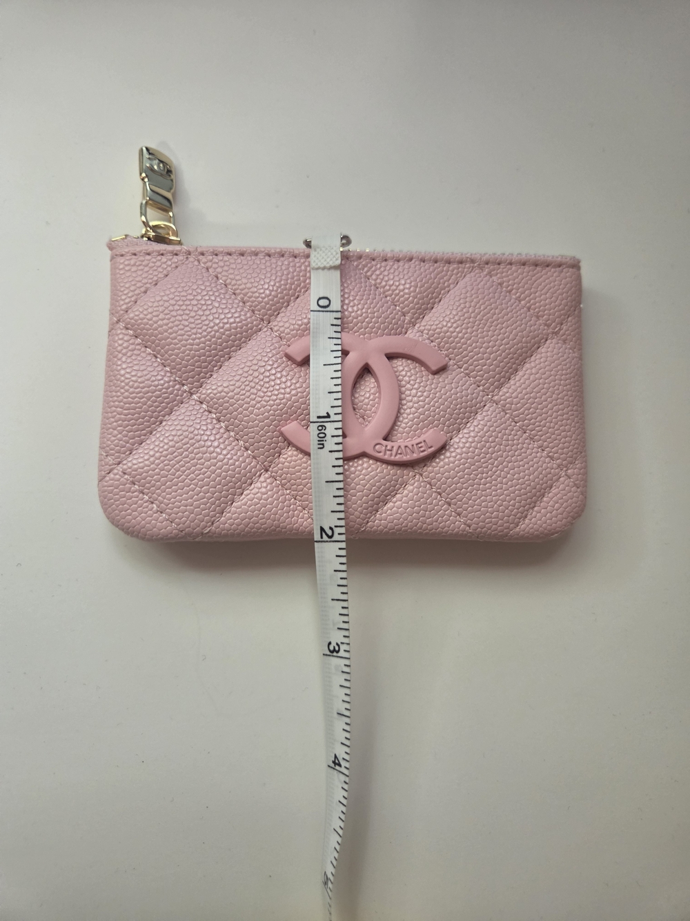 Pink Quilted Card Holder Pouch - Picture 4 of 5
